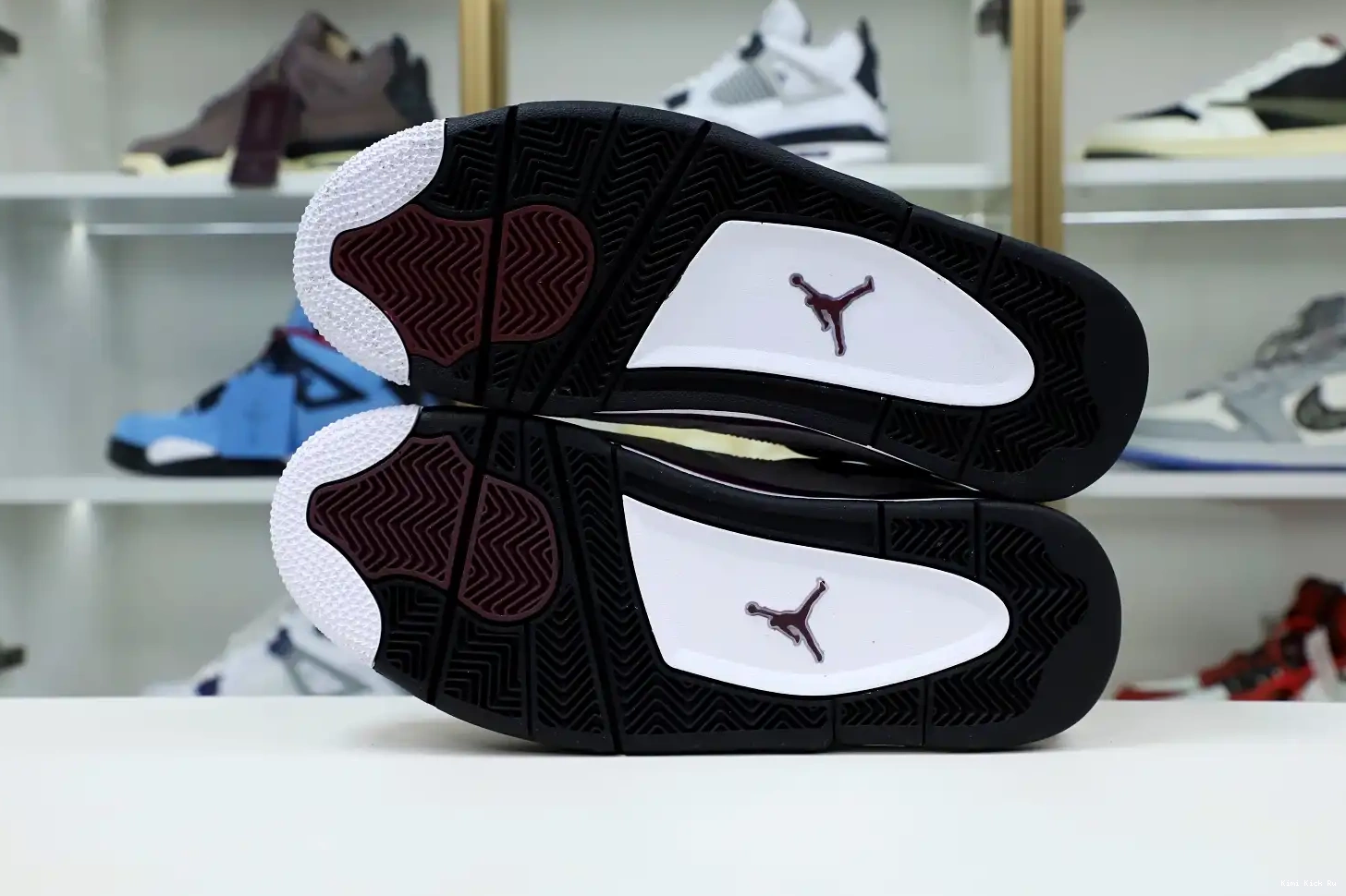 4 RETRO X PARIS JORDAN AIR Kimikick SAINT-GERMAIN JORDAN 'BORDEAUX' AIR 0807